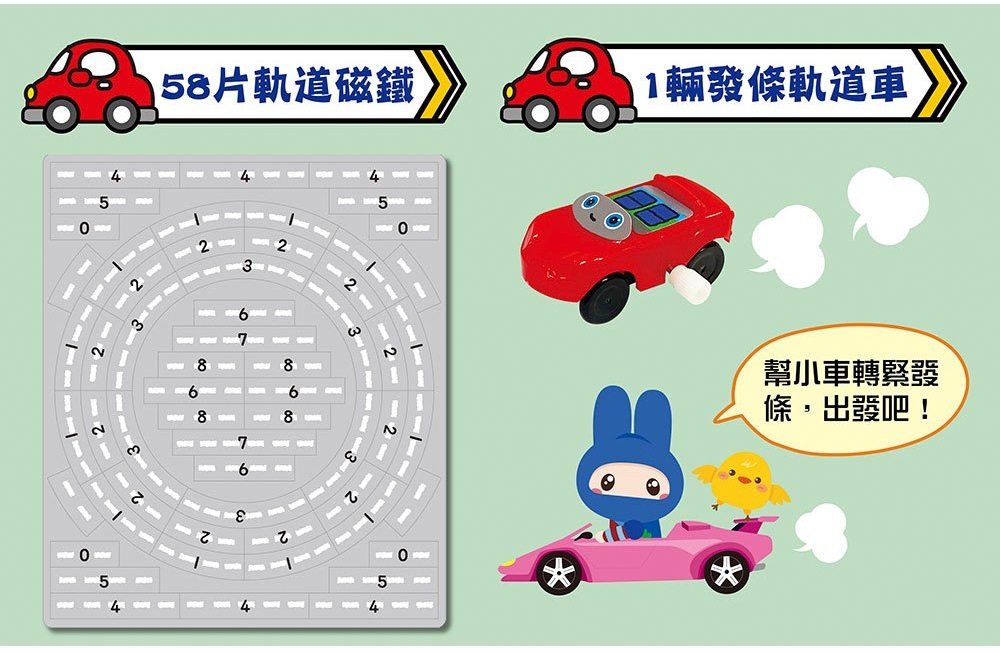忍者兔磁力軌道車：城市交通