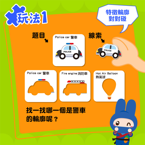 認知拼圖卡-交通工具猜一猜 認知拼圖卡-交通工具猜一猜