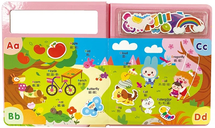 忍者兔好玩互動遊戲：ABC英文磁鐵遊戲