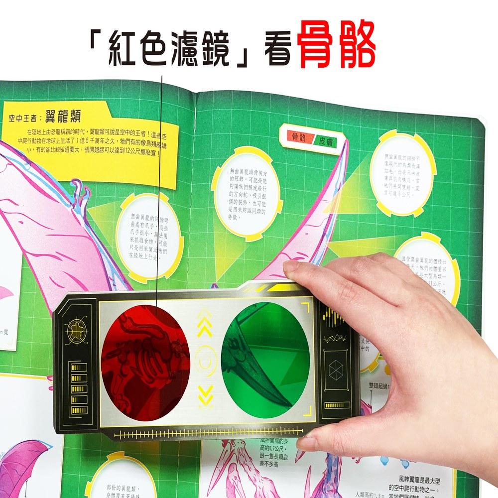 恐龍大透視：濾鏡百科遊戲書