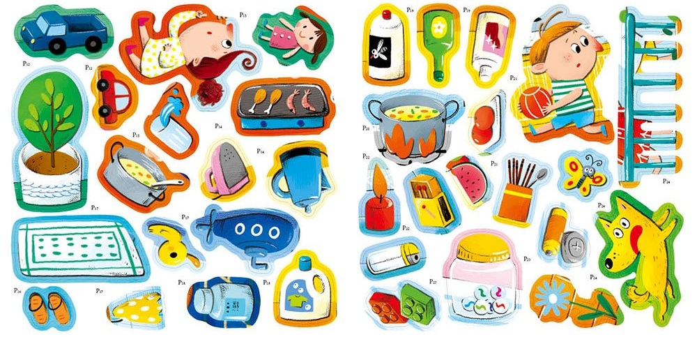 遇到危險怎麼辦？安全教育貼紙遊戲書：居家安全